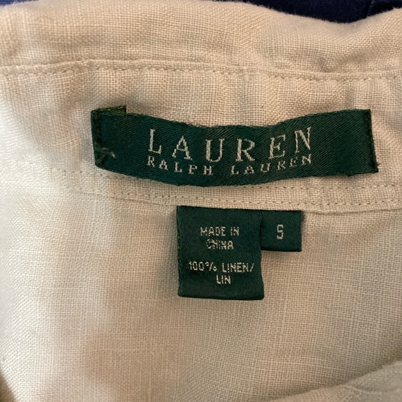 Ralph Lauren sleeveless top in beige - Picture 3 of 3